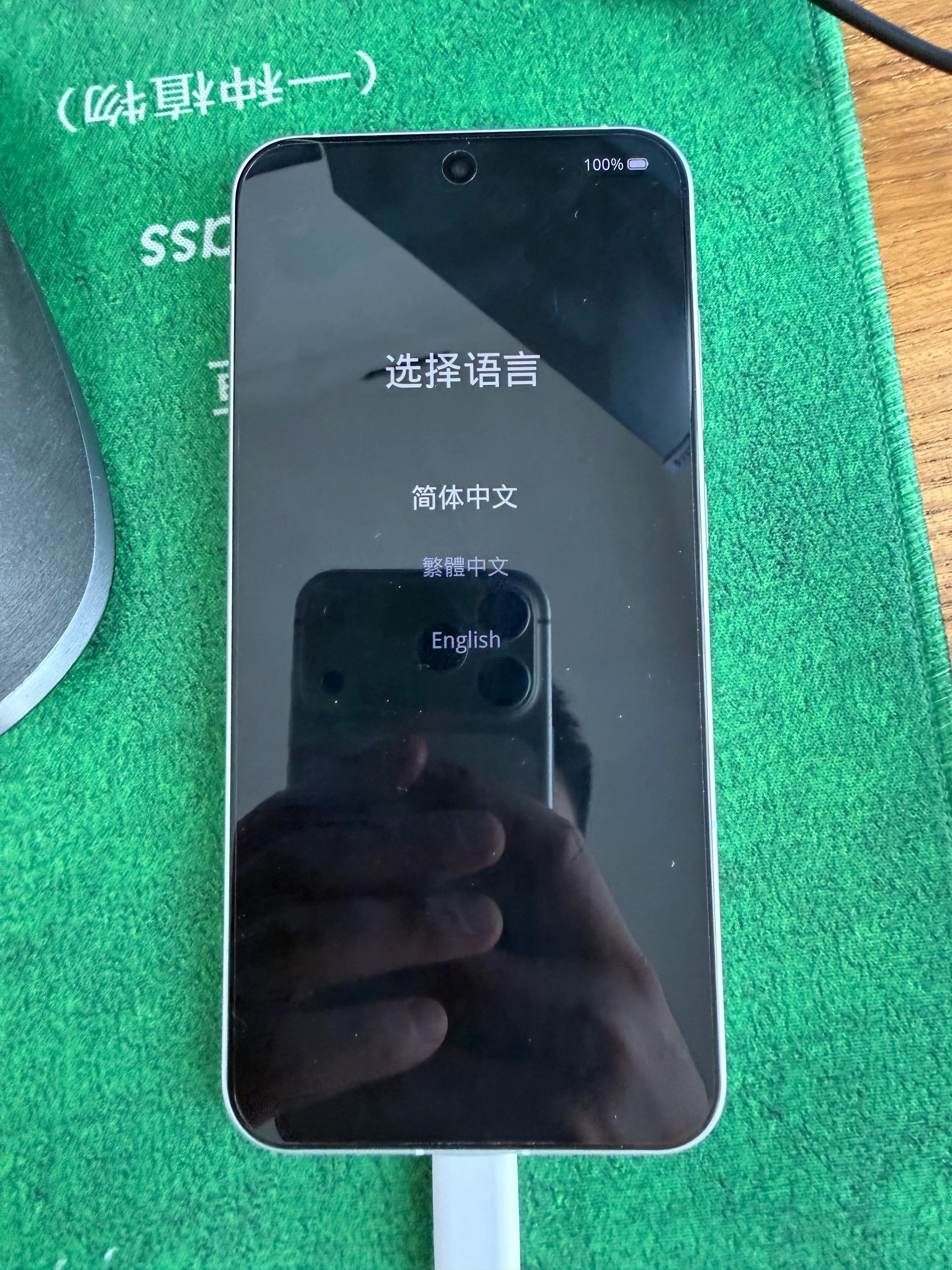 Fastbootd 语言选择界面，选中 English